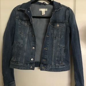 H&M dark denim jean jacket